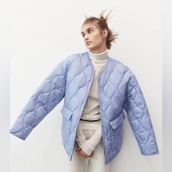 NWT Zara Oversized Quilted jacket - Picture 3 of 13